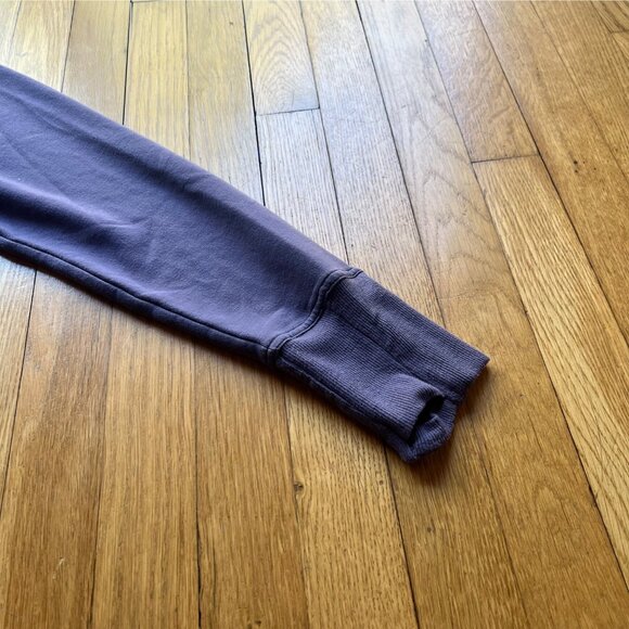 Athleta size L Cozy Purple LUXE Crew Neck Long Sleeve Athleisure Sweatshirt - Picture 10 of 13